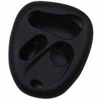 KEYGUARDZ Black Rubber Keyless Entry Remote Key Fob Skin Cover Protector