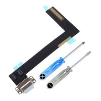 MMOBIEL Dock Connector Compatible with iPad Air 2 (White) Charging Port Assembly Flex Cable incl Professional Toolkit