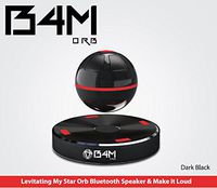 B4M ORB-Dark Black Portable Wireless Bluetooth 4.1 Floating Sound Levitating Maglev Speaker (NFC)