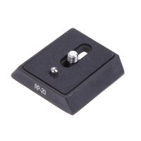 Water & Wood 1pcs Premium RP-20 Quick Release Plate Compatible with Oben QRA-R2 Giottos MH642 MH642C MH511 Black