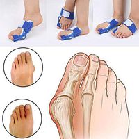 joyce555 Toe Protector Cover Bunion Big Toe Corrector Foot Pain Relief Separator Hallux Valgus Straightener Blue