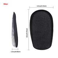 Height Increase Insoles, Templates Invisible Silicone Pads That Can Be Cut for Extra Heights Foot Pads, Lift Taller Heights, Soothe Foot Pain Men Women(1.5cm-Men)