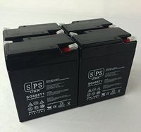 SPS Brand 6V 8.5Ah SLA Replacement Battery for Light Alarms 860.0016 (4 Pack)