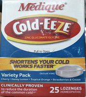 Medique Products 45873 Cold-Eeze Tablets, 25 Per Box