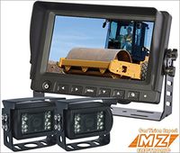 7" Digital Rear View Backup Reverse 2-camera System Kit for Agriculture Farm Tractor Cab Cctv