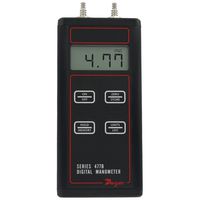 Dwyer 477B Handheld Digital Manometer, 477B-1, 0 to 20" wc (0 to 4.982 kPa)