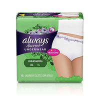 Always Discreet Underwear Maximum Absorbency Size Extra Large - 15 count
