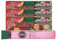 Juicy Jay's 1 1/4 Rolling Papers - Jamaican Rum Flavored - 3 Packs with RPD Kewltube