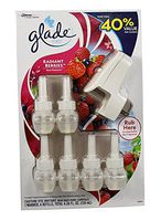 Glade Plugins Radiant Berries 1 Warmer Plus 6 Refills