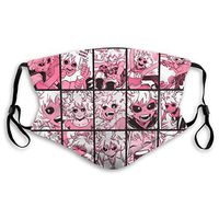 2pcs Ma-sk Anime My Hero Academia Collage - Mina Ashido PM2.5 Non-Medical Dust with Replaceable Filter Elements
