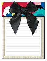 Anna Griffin Note Pad With Bow Poppy