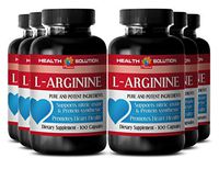 Pure l-arginine Base Powder - L-ARGININE 500MG - Restore Sexual fire (6 Bottles)