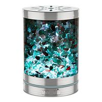 Sheoolor Essential Oil Diffuser Humidifier, 120ml Green Aventurine Diffuser with 7 Color Lights, Ultrasonic Aromatherapy Diffuser Waterless Auto-Off & Reduce Noise Design for Baby Room