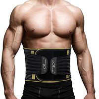 SZ-Climax Back Brace, Lumbar Support Belt Waist Backbrace for Back Pain Relief, Sciatica, Scoliosis and Herniated Disc, Compression Belt for Men and Women with Detachable Spring Strip - M