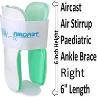 Aircast 02JR Air Stirrup Paediatric Ankle Brace, Right, 6" Length