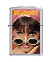 Zippo Playboy Cover June 1965 Pocket Lighter, Satin Chrome