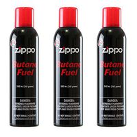 Zippo Butane, 5.82 oz, Pack of 3
