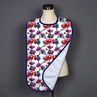 Rainbow Blossoms Adult Bib - Covered with Care - 5 Pack
