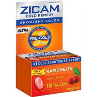 Zicam Ultra Rapidmelts Ch Size 16ct Zicam Ultra Rapidmelts Cherry 16ct