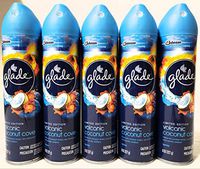 5 Glade Limited Edition Volcanic Coconut Cove Spray Scented Air Fresheners 8oz