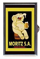 Moritz Beer Barcelona Vintage Ad Elephant Decorative Pill Box