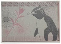 Delphine Rockhopper Letterpress Note Card Set, Letterpressed Cards and Envelopes, 6-Count