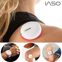 [IASO] Red Light Therapy Device and Massager: FDA-Registered, Pain Relief for Back, Neck, Shoulders, Wrists, Knees, and Feet. Hands-Free, Compact, Rechargeable. All Inclusive Package (Single)