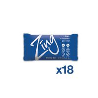 Zing Plant-Based Protein Bar Minis |Dark Chocolate Coconut , 18 Count | 100 Calorie Macaroon Coconut | 10g Protein and 8g Fiber | Vegan, Gluten-Free, Non-GMO | Created by Professional Nutritionists