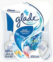 Glade PlugIns Scented Oil Refill, Blue Odyssey, 2 Refills (Pack of 2)