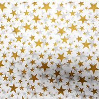 Gold Metallic Tissue Paper (100 Sheets, Large Matte Gold Stars)