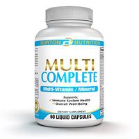 Multi Complete by Burton Nutrition - 60 Liquid Capsules - Multivitamin and Mineral Complex - Supports Overall Well Being and Immune System Health