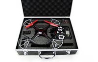 Syma X5C Quadcopter Drone Bundle with Carrying Case and Extra Batteries (Black)