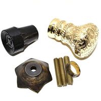 Nautical World Handmade in Golden Finish - Unique Gentleman Decorative Walking Sticks and Canes for Men/Women/Seniors, Affordable Gift Decorative Walking Cane Fashion Statement for Men/Women/Seniors/