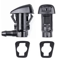 Xislet Set of 2 Windshield Washer Nozzle Sprayers Kit for 2005-2016 Jeep Grand Cherokee 55079049AA 2005-2010 Pontiac G6 2005-2013 Chevy Malibu Chrysler Windshield Nozzle Accessories55372143AB, 47183