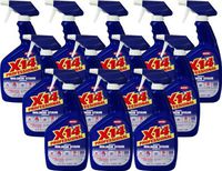 X-14 Professional Mildew Stain Remover, 32 OZ [Non-Aerosol Trigger] for Grout, Tile, Vinyl and Plastic Surfaces [12-Pack]