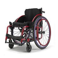 Drive Medical Sport Wheelchairs with Handbrakes Lightweight Aluminum Alloy Folding Wheel Barrow for The Elderly, Disabled and Infirm