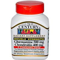 21st Century Glucosamine 500Mg & Chondroitin 400Mg Capsules 60 Ct (2 Pack)