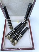 Oltu Stone Brass Processing Cigarette Holder | | Stone Cigarette Holder | Black Jet Cigarette Holder | Smoking Gift |