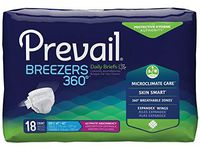 Prevail Breezers 360 Incontinence Protective Underwear, Ultimate Absorbency, Size Two, 18 Count (Single Pack)