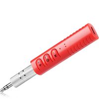 Bluetooth 4.1 Receiver,AoLiPlus Protable Wireless Blurtooth Car Adapter & Hands-Free Car Kits Mini Music Adapter for Home/Car Audio Music Streaming Stereo System-Red.