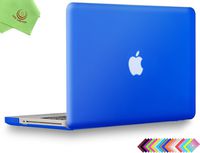 UESWILL Smooth Matte Hard Shell Case Cover for MacBook Pro 15 inch with CD-ROM (Non-Retina) (Model A1286) + Microfibre Cleaning Cloth, Royal Blue