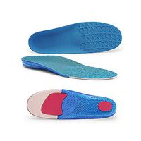 Gel Orthotic Insoles, Full Length Superior Cushioning Shoe Inserts for Relief Flat Feet, Orthopedic Functional Foam Pads for Women&Men (US 5-7.5 = Insole Length 250 MM = 9.84 inch)