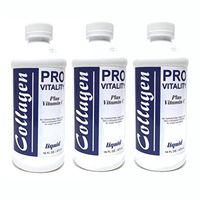 American Natural Liquid Collagen plus Vitamin C 3 PACK 16 Fl Oz Supplement