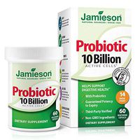 Jamieson Probiotics 10 Billion - Probiotics for Women, Probiotics for Men, Daily Probiotic Supplement for Digestion, Restore Gut Health, and Immune System Support (60 Count)