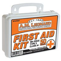 Leonard First Aid Kit, Type 3 (ANSI z308.1-2015) (Class A+, 50 Person)