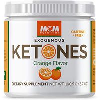 MCM Nutrition - Exogenous Ketones Supplement & BHB - Caffeine Free and Suppresses Appetite - Instant Keto Mix That Puts You into Ketosis Quick & Boosts The Keto Diet (Orange Flavor - 15 Servings)