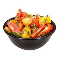 Cold Salad Bowl - PET Plastic Salad Bowl - Black - 7.4 oz - Durable & Recyclable - 200ct Box - Restaurantware