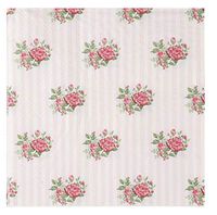 Floral Paper Napkins - 100-Pack Disposable Tea Party Napkins, Weddings, Bridal Shower Party Supplies, 2-Ply, Vintage Pink Roses, Flower Decoupage, Luncheon Size Folded 6.5 x 6.5 Inches