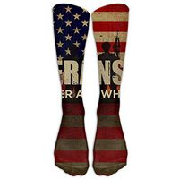 UYILP Men Novelty Retro Veterans Day Casual Over The Calf Sock Athletic Team Stocking Unisex