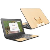 MightySkins Skin Compatible with HP Chromebook 11 G6 11.6" (2018) - Smiling Fox | Protective, Durable, and Unique Vinyl Decal wrap Cover | Easy to Apply, Remove, and Change Styles | Made in The USA